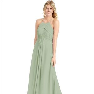 Azazie Ginger Bridesmaid Dress- Dusty Sage